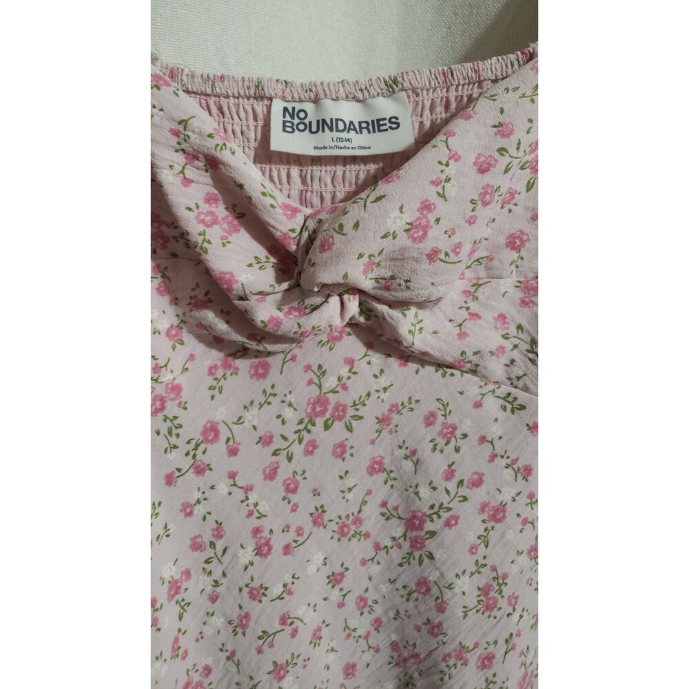 No Boundaries Size Large Y2k Coquette Cottage Milkmaid Babydoll Fairy Dress - Picture 2 of 7